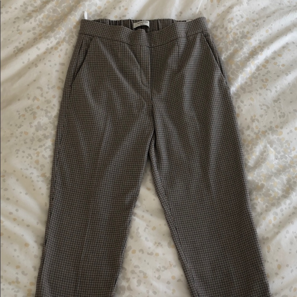 Aritzia pants, checkered